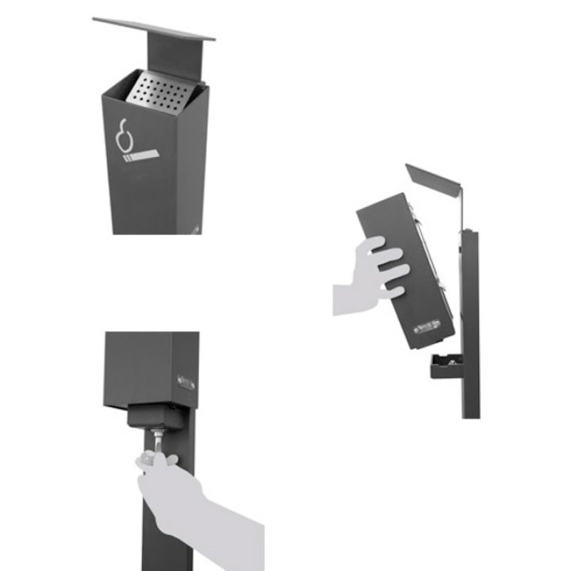 Cendrer València 2L | Cendrer d’Exterior Modern i Resistent